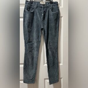 We The Free Dark Gray Corduroy Pant